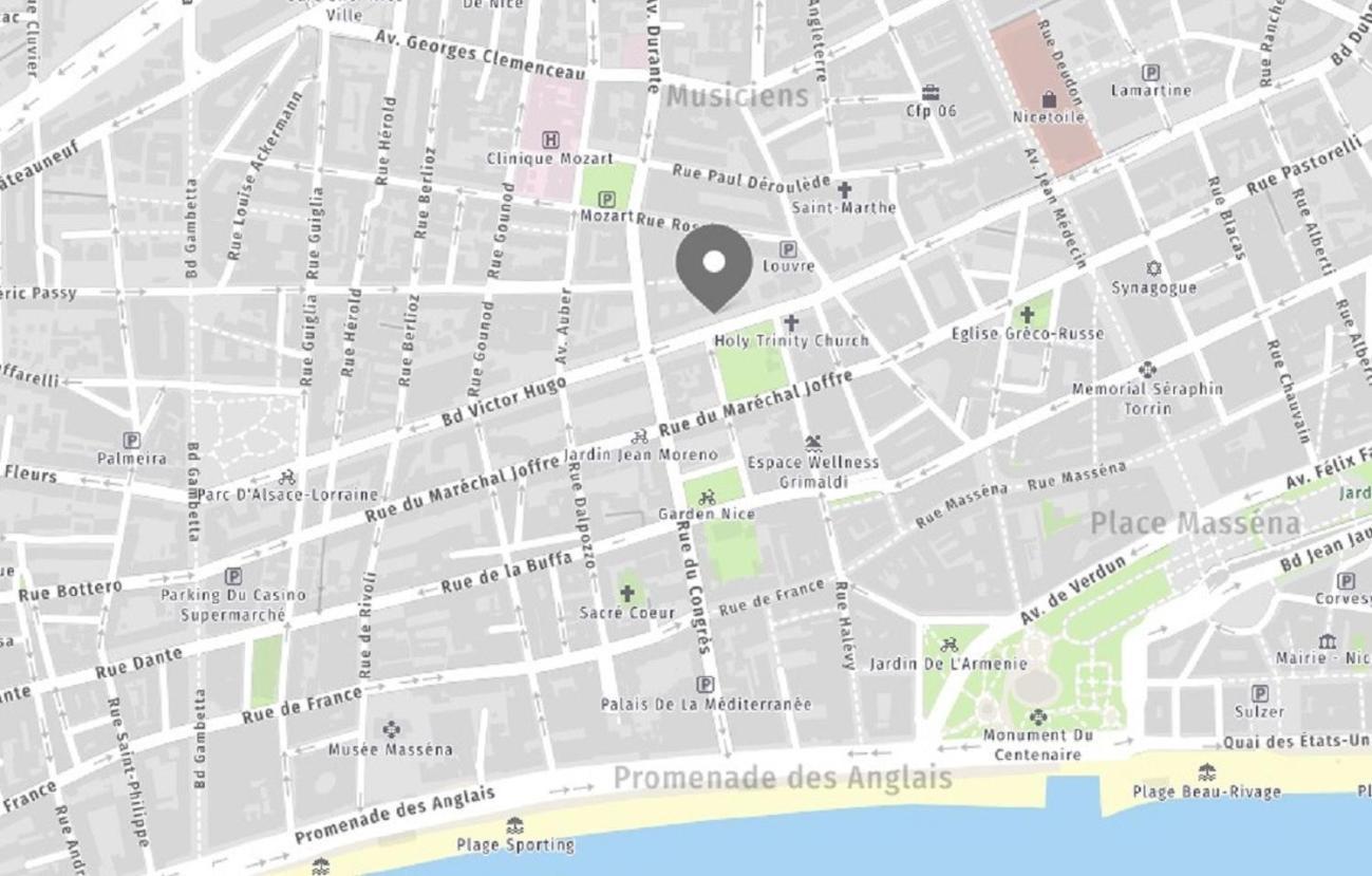 ניס Aparthotel Riviera - Grimaldi Ac - Promenade Des Anglais - Balcon Victor Hugo 2 מראה חיצוני תמונה